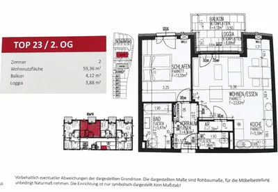 2-Zimmer-Wohnung mieten in Steyr-Land – 59 m², € 655 – Bild 23 von 23
