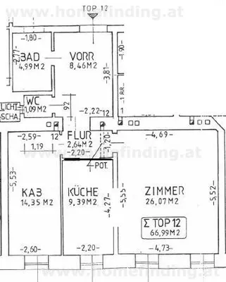 2-Zimmer-Wohnung mieten in Wien – 66,99 m², € 1.150 – Bild 11 von 11