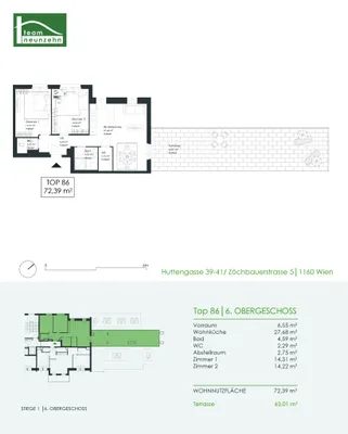 3-Zimmer-Wohnung mieten in Wien – 72,39 m², € 1.849 – Bild 16 von 16