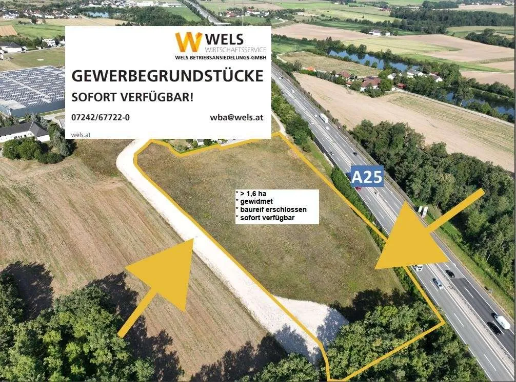 Gewerbegrundstück, gewidmet, Terminal Wels, OÖ Zentralraum - Ansicht 3