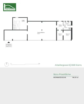 Gewerbeimmobilie mieten in Krems an der Donau – 187 m², € 1.271 – Bild 24 von 24