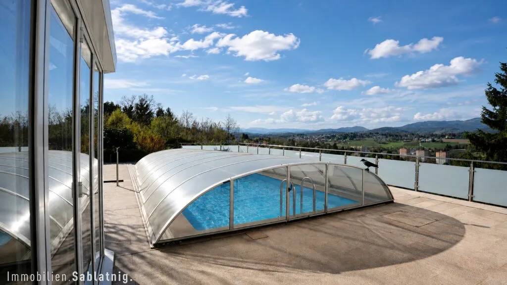 PANORAMA-LAGE MIT UNVERBAUBAREM FERNBLICK! Absolute Privatsphäre & Ruhelage! - Ansicht 2