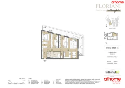 4-Zimmer-Wohnung mieten in Tulln – 97,72 m², € 1.499 – Bild 25 von 25