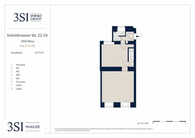 Immobilie kaufen in Wien – 44 m², € 284.418 – Bild 4 von 4