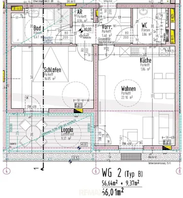 2-Zimmer-Wohnung mieten in Braunau am Inn – 66 m², € 939 – Bild 3 von 3