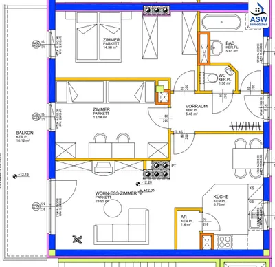 3-Zimmer-Wohnung kaufen in Linz – 71,68 m², € 275.000 – Bild 15 von 15