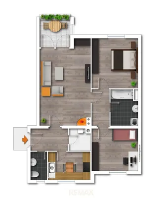 3-Zimmer-Immobilie mieten in Krems an der Donau – 86 m², € 950 – Bild 12 von 13