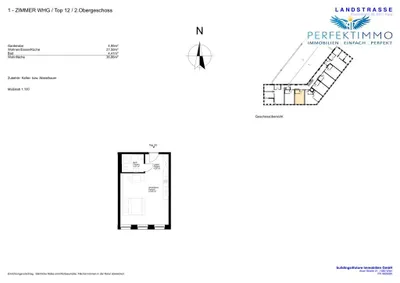 1-Zimmer-Wohnung mieten in Bregenz – 36,86 m², € 840 – Bild 8 von 13