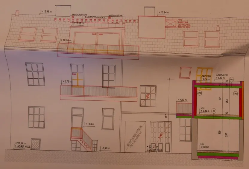 Mehrfamilienhaus in Baden bei Wien - sanierungsbedürftig mit Entwicklungspotenzial - Ansicht 2