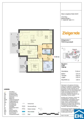 3-Zimmer-Wohnung kaufen in Eisenstadt – 72,38 m², € 358.000 – Bild 13 von 13