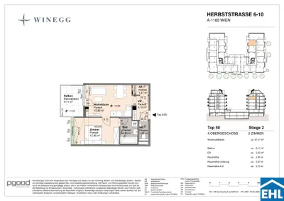 2-Zimmer-Wohnung kaufen in Wien – 41,31 m², € 315.600 – Bild 12 von 12