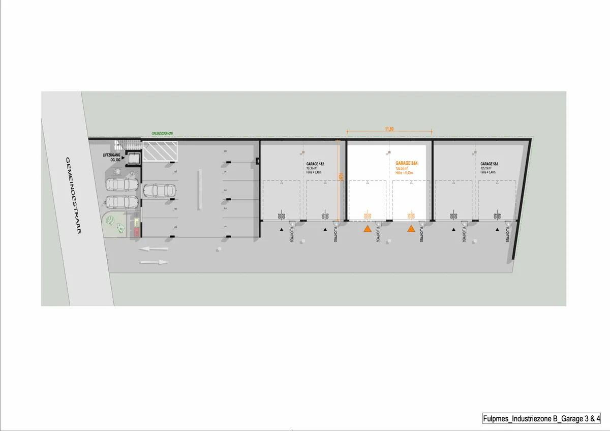 Raum für betriebliche Entwicklung - Neubau-Gewerbehalle in Fulpmes - Ansicht 2