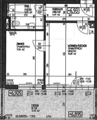 2-Zimmer-Wohnung mieten in Linz – 37 m², € 603 – Bild 11 von 11