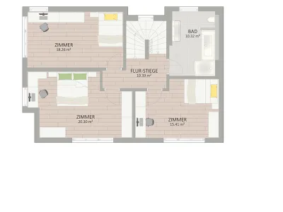 5-Zimmer-Haus kaufen in Wien – 169,67 m², € 1.297.900 – Bild 3 von 7