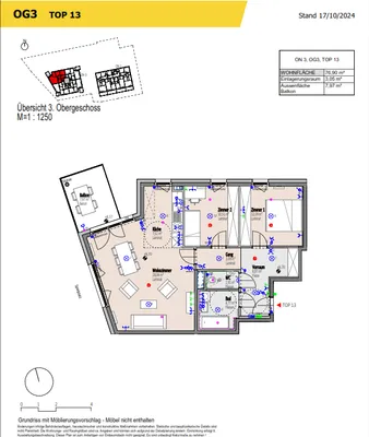3-Zimmer-Wohnung kaufen in Wiener Neustadt – 76,9 m², € 246.741 – Bild 7 von 7