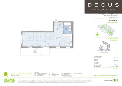 2-Zimmer-Wohnung mieten in Wien – 51,75 m², € 1.249 – Bild 5 von 5