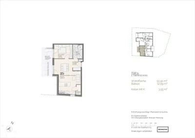 2-Zimmer-Wohnung kaufen in Salzburg Stadt – 55,9 m², € 553.000 – Bild 4 von 7