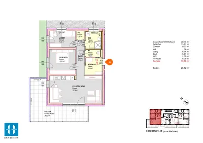 3-Zimmer-Wohnung kaufen in Grieskirchen – 76,66 m², € 329.638 – Bild 7 von 7