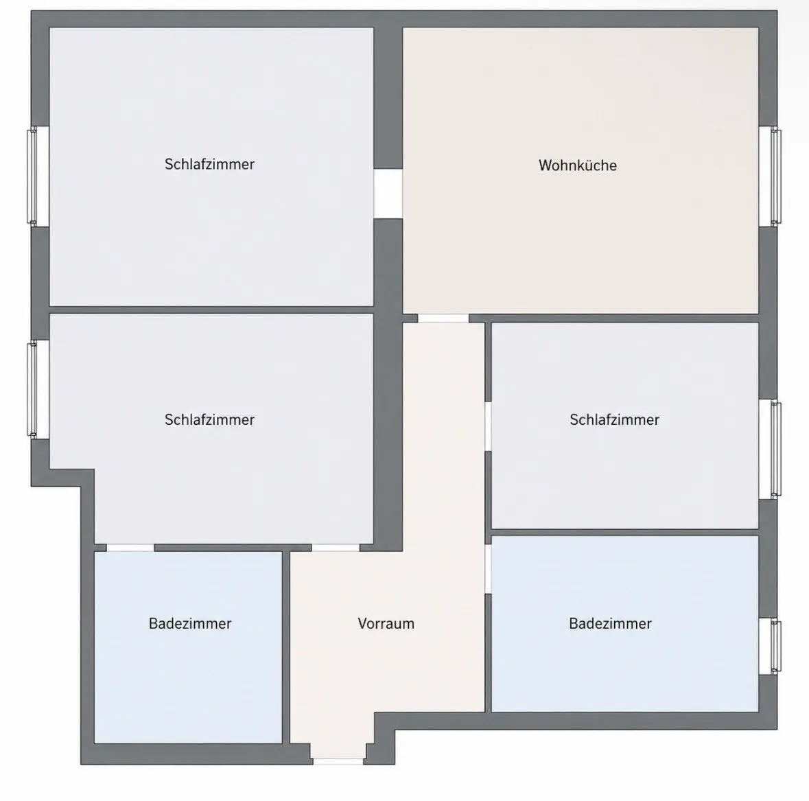 WG geeignet | 4 ZIMMER | 2 BADEZIMMER | FUSSBODENHEIZUNG | FISCHGRÄTPARKETT - Ansicht 2