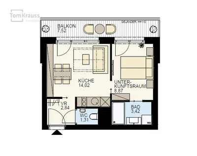 2-Zimmer-Wohnung kaufen in Wien – 30,46 m², € 270.400 – Bild 14 von 14