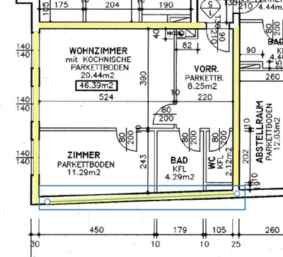 2-Zimmer-Wohnung mieten in Wien – 46,39 m², € 937 – Bild 7 von 7