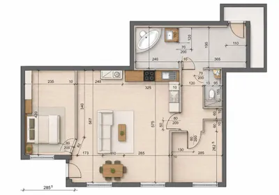 8 Minutes to Vienna Internationel Centre Fully Furnished 3 Room Apartment – Bild 3
