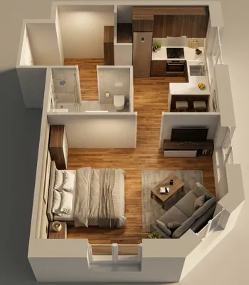 2-Zimmer-Wohnung mieten in Graz – 35 m², € 244 – Bild 3 von 3