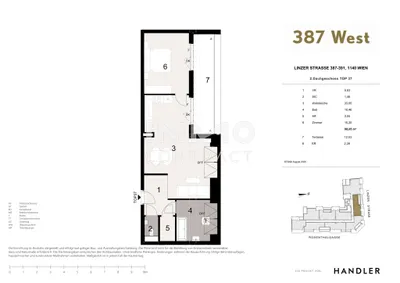 Immobilie kaufen in Wien – 68,05 m², € 402.000 – Bild 6 von 6