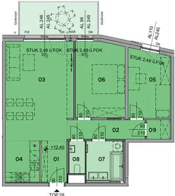3-Zimmer-Wohnung kaufen in Wien – 76,33 m², € 479.700 – Bild 10 von 11