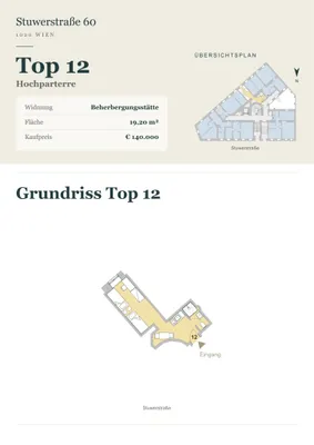 1-Zimmer-Wohnung kaufen in Wien – 19,2 m², € 140.000 – Bild 12 von 13