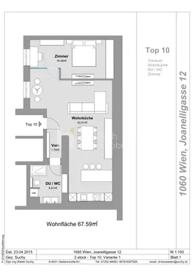 2-Zimmer-Wohnung kaufen in Wien – 67,59 m², € 449.000 – Bild 18 von 18
