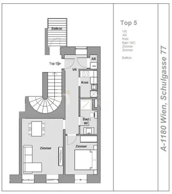 2-Zimmer-Wohnung kaufen in Wien – 48,75 m², € 410.000 – Bild 15 von 15