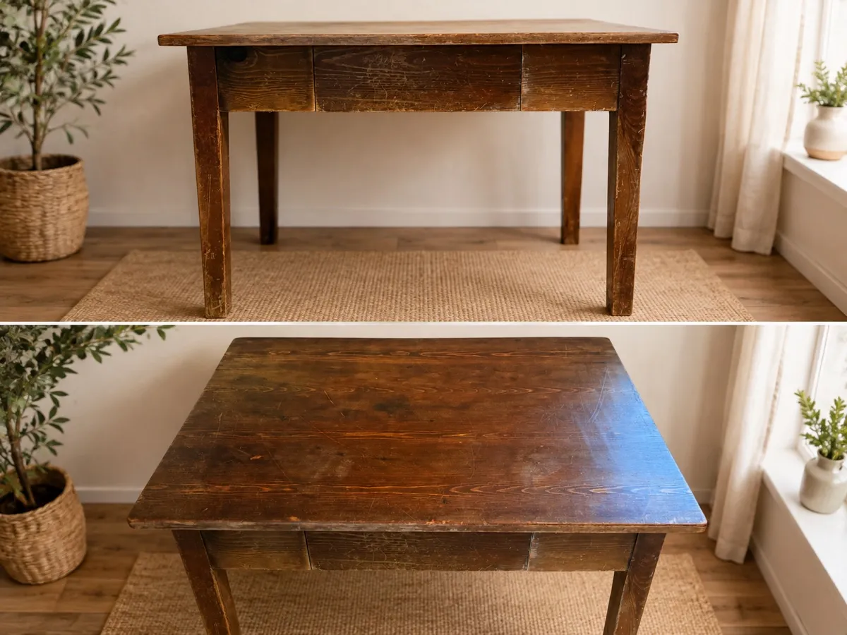 Holztisch Mit Lade kaufen