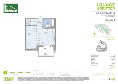 2-Zimmer-Wohnung mieten in Wien – 47,52 m², € 1.149 – Bild 21 von 21