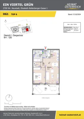 2-Zimmer-Wohnung kaufen in Wiener Neustadt – 50,85 m², € 163.600 – Bild 36 von 45