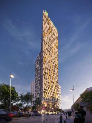 +++ PROVISIONSFREIE ATEMBERAUBENDE 2-ZIMMER WOHNUNG MIT LOGGIA ÜBER DEN DÄCHERN VON WIEN IM Q TOWER 30. OBERGESCHOSS, THE MARKS! U3, SHOPPING CENTER GASOMETER UND PRATER UMS ECK! FREI AB 09/2026 +++ – Bild 3