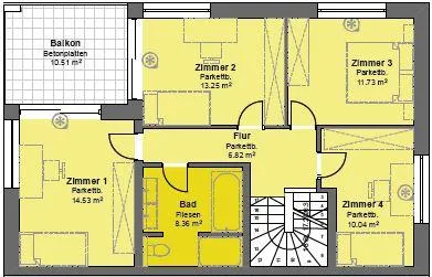 6-Zimmer-Haus kaufen in Korneuburg – 131,36 m², € 488.950 – Bild 8 von 14