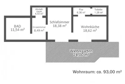2-Zimmer-Wohnung mieten in Feldkirchen – 95 m², € 1.180 – Bild 11 von 11