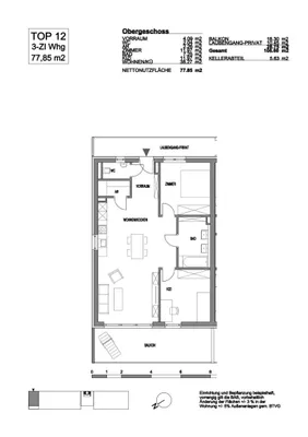 3-Zimmer-Wohnung kaufen in Graz – 77,85 m², € 310.200 – Bild 6 von 6
