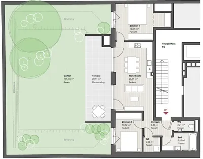 3-Zimmer-Wohnung kaufen in Wien – 67,42 m², € 629.000 – Bild 2 von 2