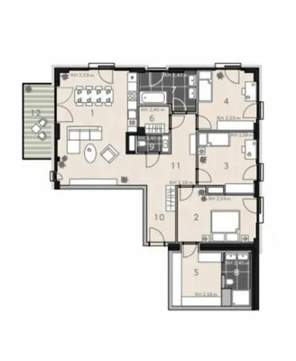 5-Zimmer-Wohnung kaufen in Wien – 123,29 m², € 1.245.000 – Bild 14 von 16