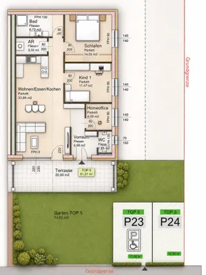 3-Zimmer-Wohnung kaufen in Leibnitz – 81,67 m², € 259.000 – Bild 27 von 27