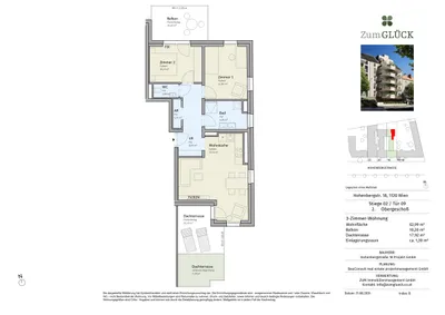 3-Zimmer-Wohnung kaufen in Wien – 62,99 m², € 525.000 – Bild 6 von 6