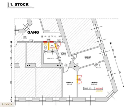2-Zimmer-Wohnung kaufen in Wien – 48,72 m², € 169.000 – Bild 13 von 13