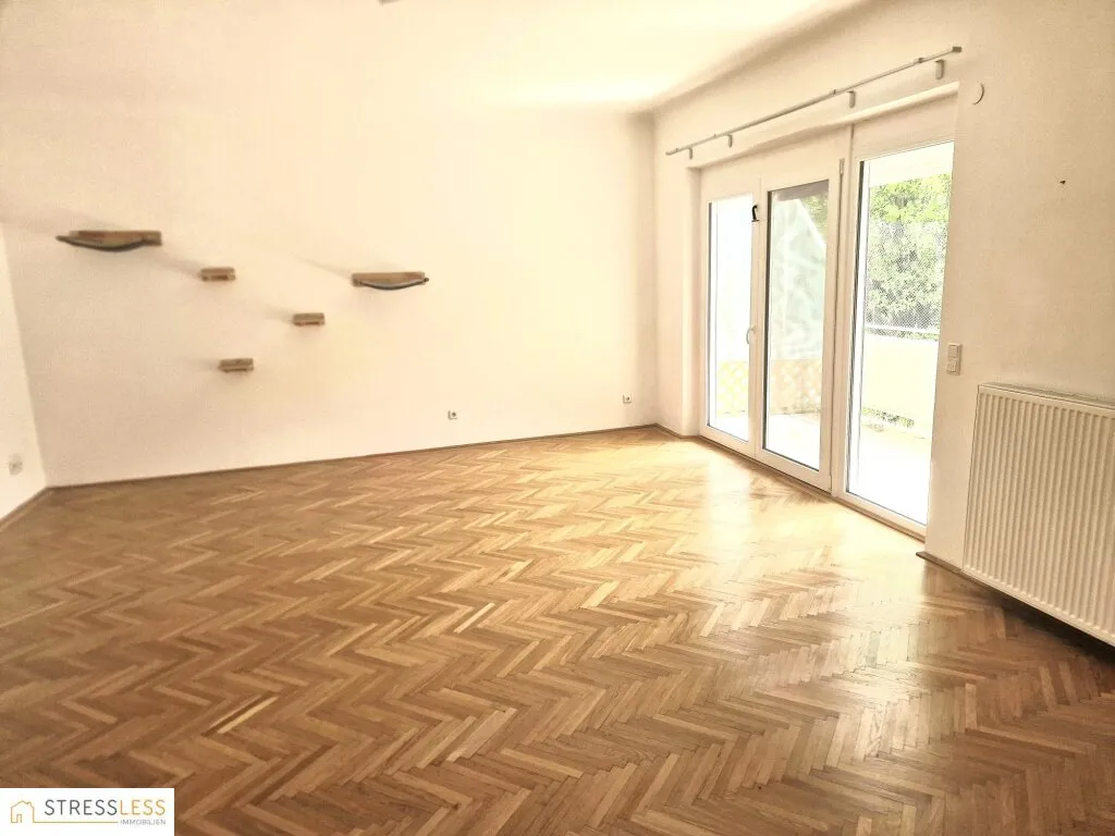 Sonnige 3 Zimmer Mietwohnung mit großem (ca. 22 m²) großem Balkon in Grünruhelage des 19.Bezirks! - Ansicht 3