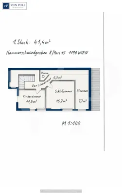 3-Zimmer-Haus kaufen in Wien – 82 m², € 198.000 – Bild 17 von 17