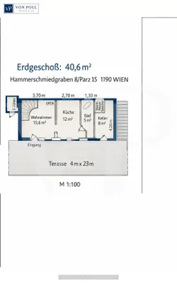3-Zimmer-Haus kaufen in Wien – 82 m², € 198.000 – Bild 16 von 17
