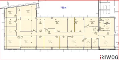 18-Zimmer-Gewerbeimmobilie mieten in Wien – 555 m², € 7.493 – Bild 7 von 7
