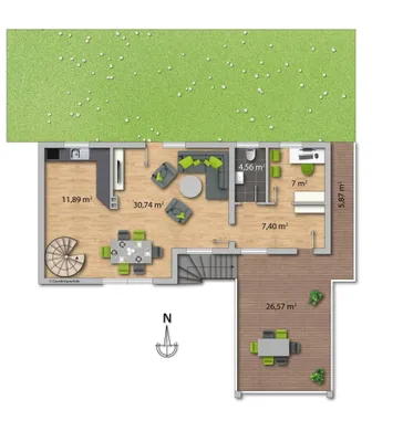 5-Zimmer-Haus kaufen in Innsbruck-Land – 134,27 m², € 539.000 – Bild 4 von 6