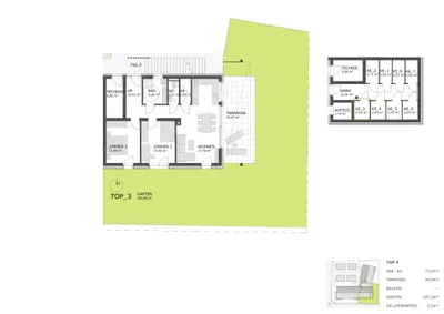 3-Zimmer-Wohnung kaufen in Deutschlandsberg – 73 m², € 279.000 – Bild 7 von 7